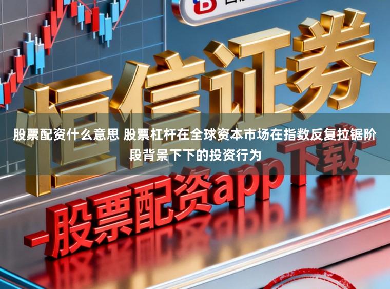 股票配资什么意思 股票杠杆在全球资本市场在指数反复拉锯阶段背景下下的投资行为
